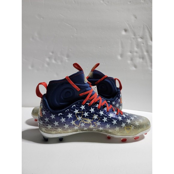 Under Armour Spotlight Lux LE MC USA Stars Football Cleats Men\'s 13 3025366-100 main image 10